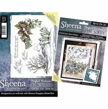 Sheena Douglass Scenic Winter Stamp &amp; Die Set 1 - A  Glad New Year UTGÅENDE