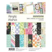 Simple Stories Double-Sided Paper Pad 6X8 - SV Life in Bloom