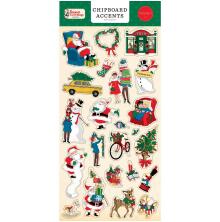 Carta Bella Chipboard Accents 6X13 - Seasons Greetings