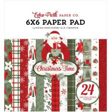 Echo Park Double-Sided Paper Pad 6X6 - Christmas Time