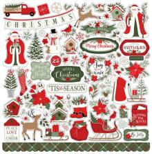 Echo Park Cardstock Stickers 12X12 - Christmas Time