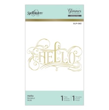 Spellbinders Hot Foil Plate - Hello