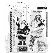 Tim Holtz Cling Stamps 7X8.5 - Jolly Holiday CMS474