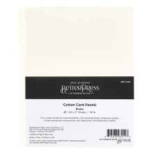 Spellbinders BetterPress 8.5x11 Cotton Sheets - Bisque