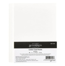 Spellbinders BetterPress A7 Cotton Card Panels - Porcelain