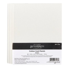 Spellbinders BetterPress A2 Cotton Card Panels - Pebble