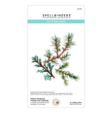 Spellbinders Dies - Winter Evergreen Foliage