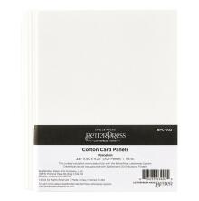 Spellbinders BetterPress A2 Cotton Card Panels - Porcelain