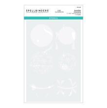 Spellbinders Stencils 2/Pkg - Snowflake Ornaments