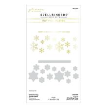 Spellbinders Hot Foil Plate &amp; Die Set - Glimmering Snowflakes