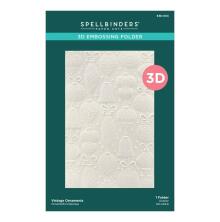 Spellbinders 3D Embossing Folder - Vintage Ornaments