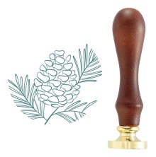 Spellbinders Wax Seal Stamp - Pine Cone Spray