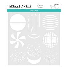 Spellbinders Stencil - Balloon Bouquet