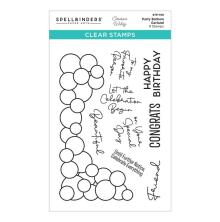 Spellbinders Clear stamp Set - Party Balloon Garland