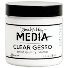 Dina Wakley MEdia Gesso 118ml Jar - Clear