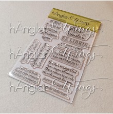 hnglar &amp; Wings Clear Stamps - I bokhyllan