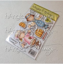 hnglar &amp; Wings Clear Stamps - Fgelskrmmor