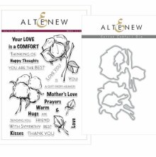Altenew Clear Stamps 6X8 + Die Set - Cotton Comfort UTGENDE