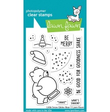 Lawn Fawn Clear Stamps 3X4 - Little Snow Globe: Bear LF3274