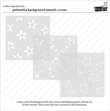 Lawn Fawn Stencils - Poinsettia LF3280