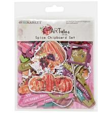 49 and Market Chipboard Set - Spice