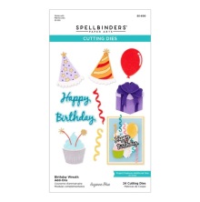 Spellbinders Dies - Birthday Wreath Add-Ons