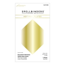 Spellbinders Hot Foil Plate - Solid Hexi-Gem