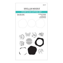 Spellbinders Clear Stamp &amp; Die Set - Faux Wax Seals