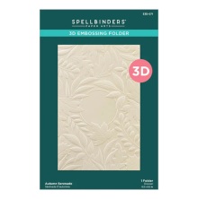 Spellbinders 3D Embossing Folder - Autumn Serenade
