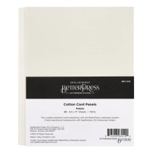 Spellbinders BetterPress 8.5x11 Cotton Sheets - Pebble