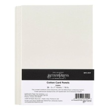 Spellbinders BetterPress A7 Cotton Card Panels - Pebble