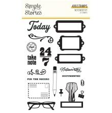 Simple Stories Clear Stamps - Noteworthy