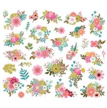 Simple Stories Bits &amp; Pieces Die-Cuts 32/Pkg - Noteworthy Floral