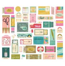 Simple Stories Bits &amp; Pieces Die-Cuts 39/Pkg - Noteworthy Supply