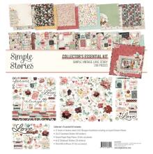 Simple Stories Collectors Essential Kit 12X12 - Simple Vintage Love Story