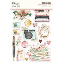 Simple Stories Sticker Book 4X6 12/Pkg - Simple Vintage Love Story