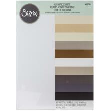 Sizzix Surfacez Cardstock 8.125X11.375 - Neutrals