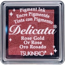 Delicata Small Pigment Ink Pad - Rose Gold