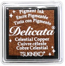 Delicata Small Pigment Ink Pad - Celestial Copper