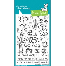 Lawn Fawn Clear Stamps 4X6 - Porcu-Pine For You LF3299