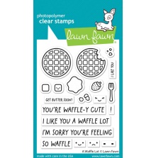 Lawn Fawn Clear Stamps 3X4 - A Waffle Lot LF3303