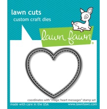 Lawn Fawn Dies - Magic Heart Messages LF3306