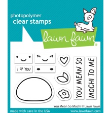 Lawn Fawn Clear Stamps 2X3 - You Mean So Mochi LF3307
