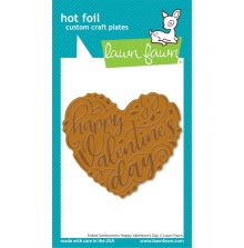 Lawn Fawn Hot Foil Plates - Happy Valentine´s Day LF3321