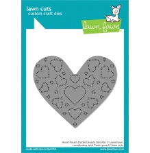 Lawn Fawn Dies - Heart Pouch Dotted Hearts Add-On LF3319