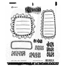 Dylusions Cling Stamps 8.5X7 - Don´t, Won´t, Can´t
