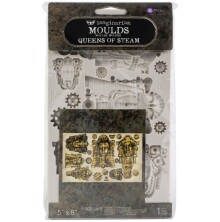 Prima Finnabair Decor Moulds 5X8 - Queens of Steam UTGENDE