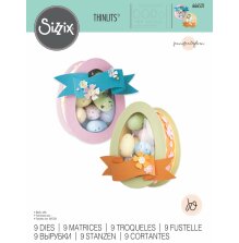 Sizzix Thinlits Die Set - Easter Egg Box 666521