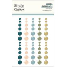 Simple Stories Enamel Dots 60/Pkg - Remember