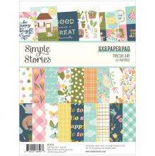 Simple Stories Double-Sided Paper Pad 6X8 - Fresh Air